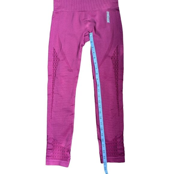 Gymshark Energy Seamless Magenta Leggings Women Size  Small - Picture 9 of 9